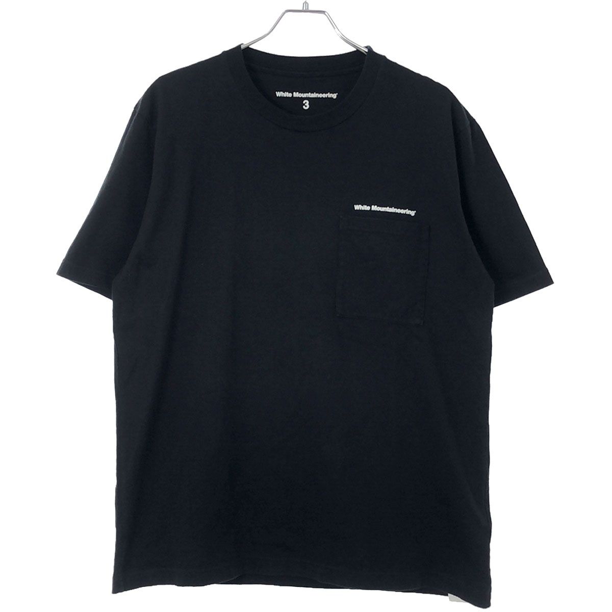 White Mountaineering ホワイトマウンテニアリング Small Logo Print T-Shirt スモールロゴプリント ポケットTシャツ ブラック 3 WM2371520 - メルカリ