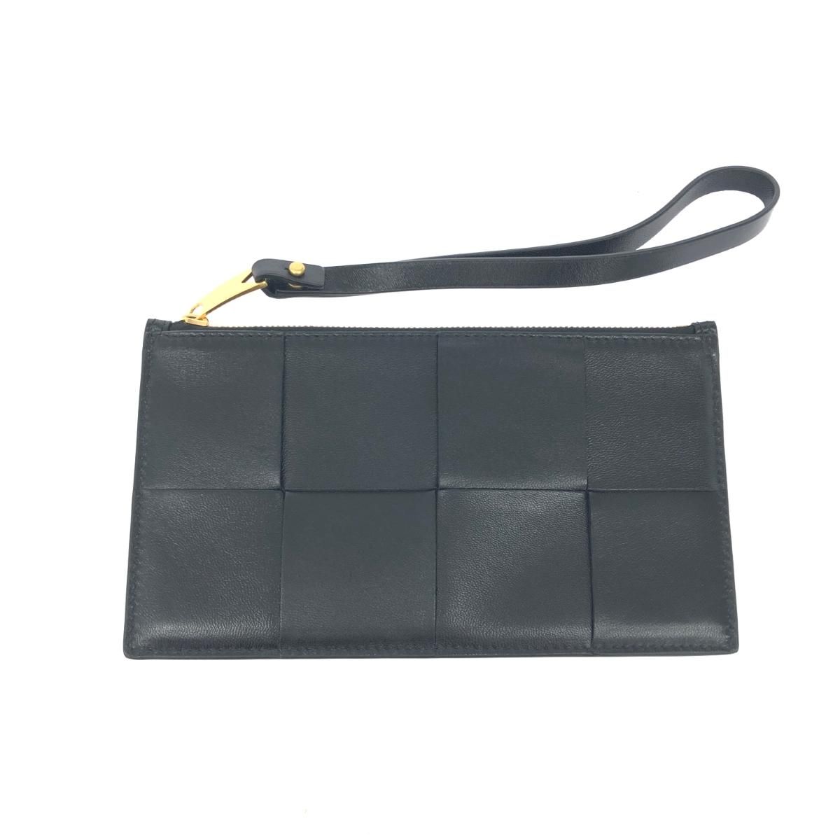 美品 BOTTEGA VENETA ボッテガヴェネタ マキシイントレチャート ポーチ 