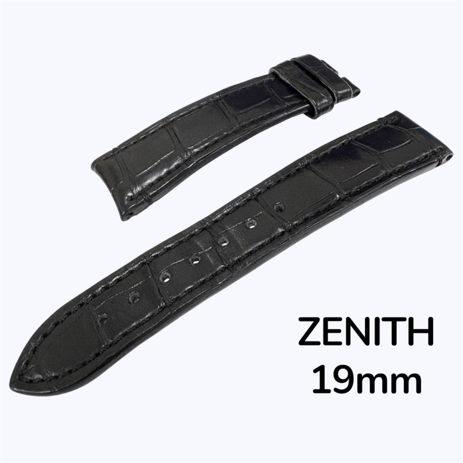 中古 時計バンドZENITH ゼニス 純正 19mm - メルカリ 