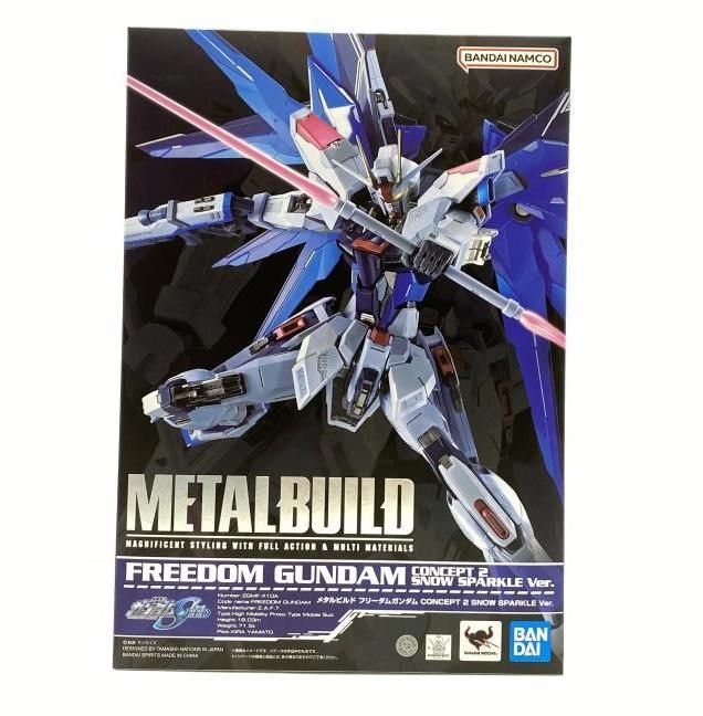 中古】【開封】METAL BUILD フリーダムガンダム CONCEPT 2 SNOW SPARKLE Ver. 「機動戦士ガンダムSEED」[95]  - メルカリ