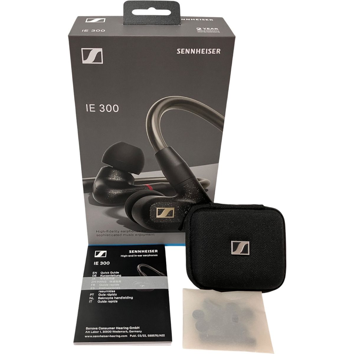 SENNHEISER IE-300 ダイナミック カナル型有線イヤホン オーディオ 音響機器 H10514052