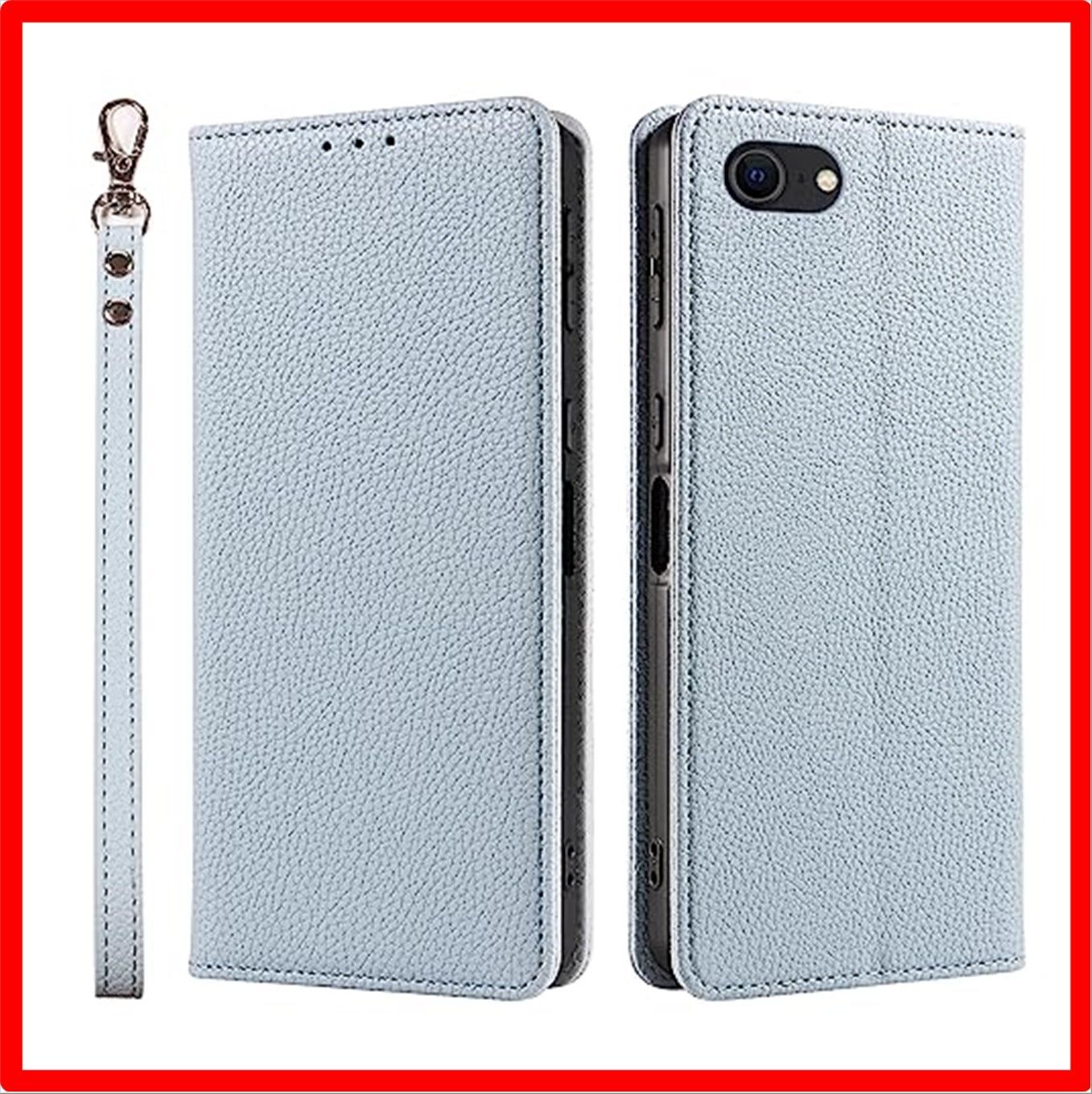 【匿名配送】 iPhone SE2/SE3/iPhone8/iPhone7 iPhone 6/6S_ライトブルー iPhone SE ケース 第2世代 第3世代