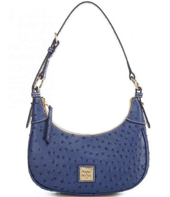 【送料無料】 ドーネイアンドバーク レディース ショルダーバッグ バッグ Ostrich Hobo Shoulder Bag Air Force