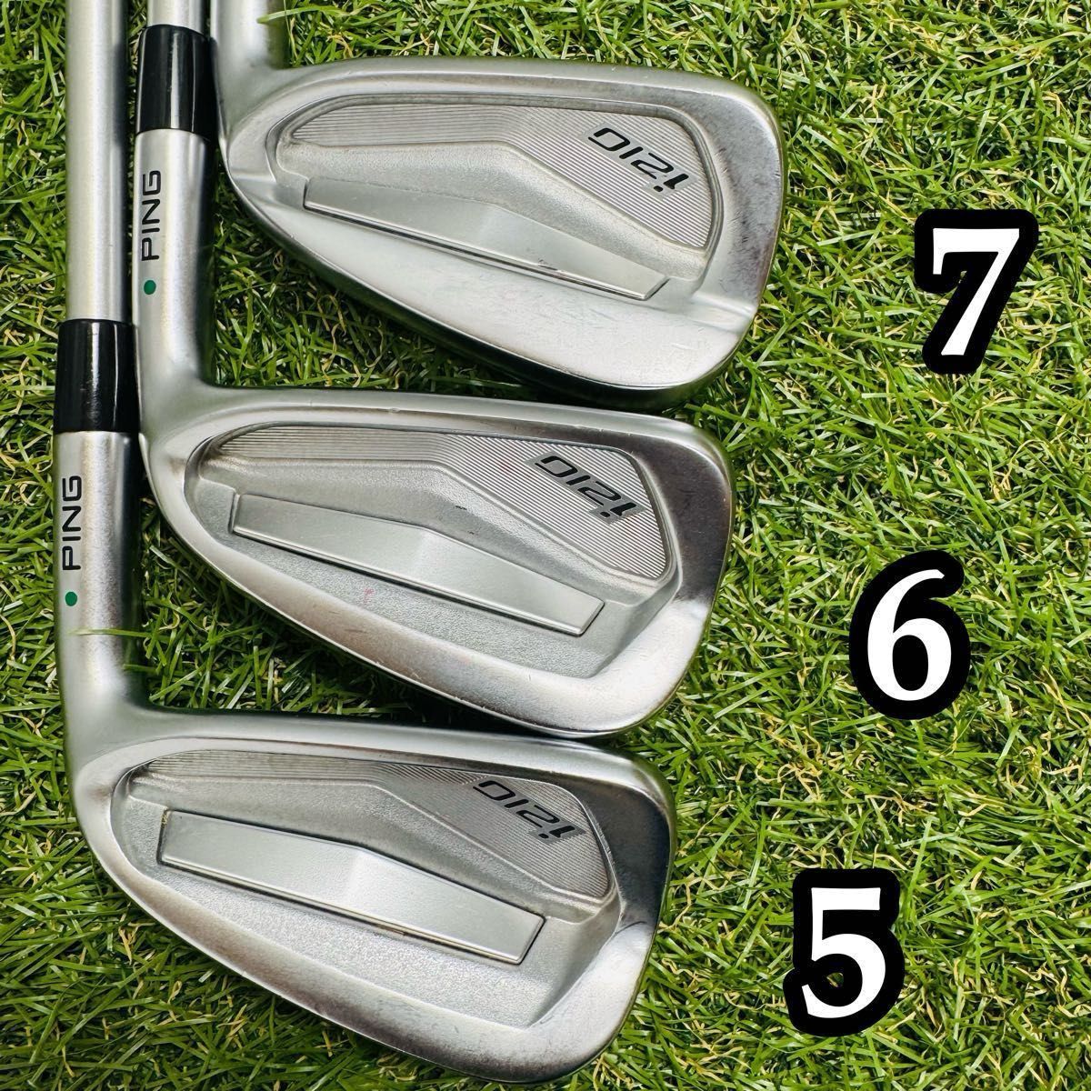 【MCI装着】ピン i210 緑ドット メンズアイアンセット 7本 カーボン S MCI装着】ピン i210 緑ドット メンズアイアンセット 7本 カーボン S