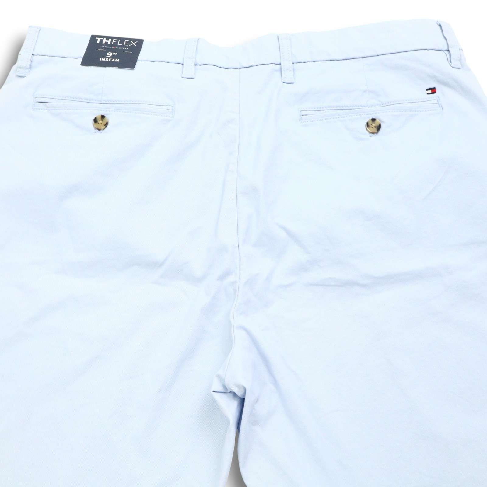 トミーヒルフィガー ストレッチ ショートパンツ 36 紺 マルチ柄 ゴルフにも トミーヒルフィガー ストレッチ ショートパンツ 36 紺 マルチ柄 ゴルフにも