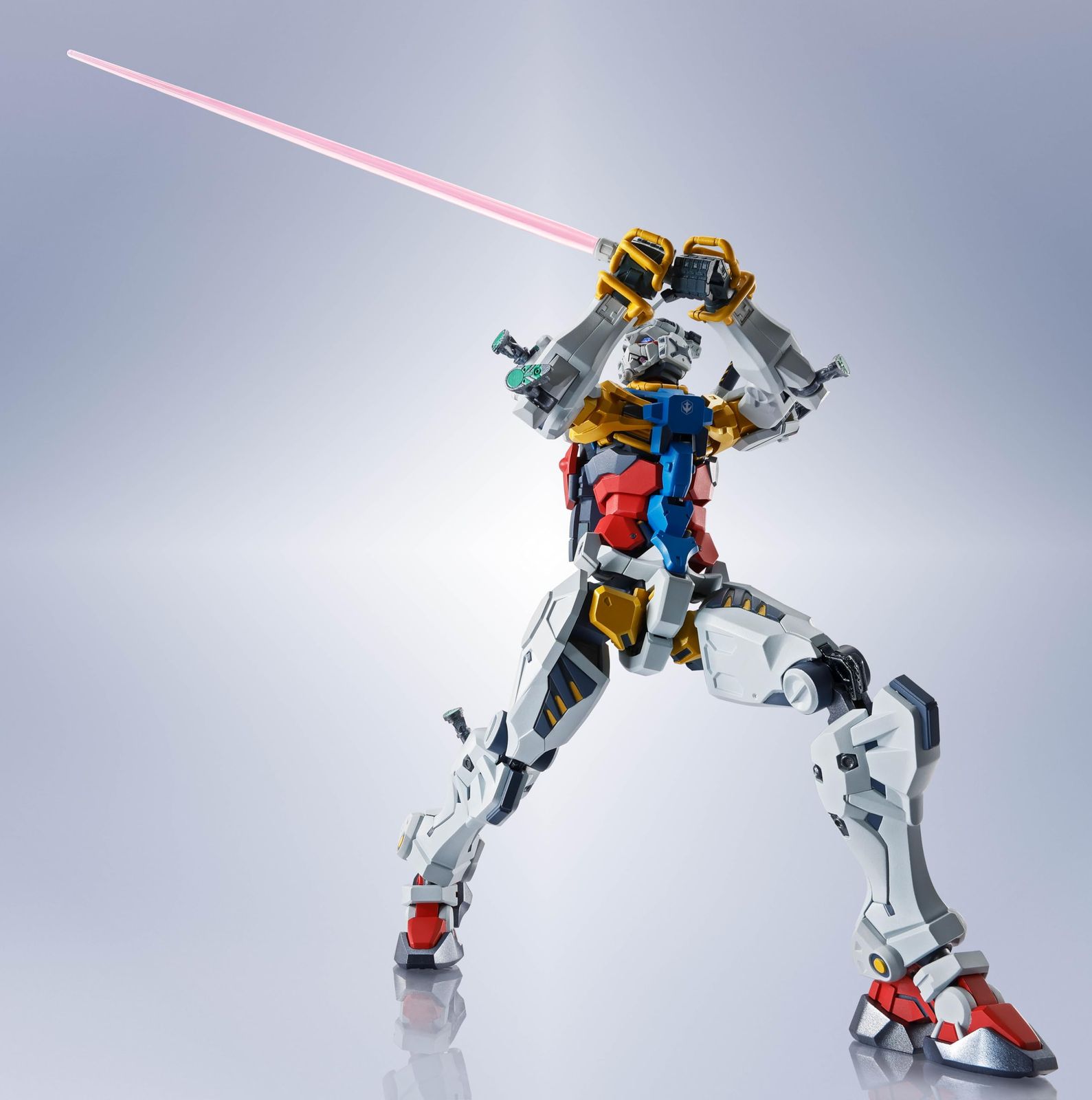 L ROBOT魂 ＜SIDE MS＞ 白いガンダム ダイキャスト&PVC製 約155mm 塗装