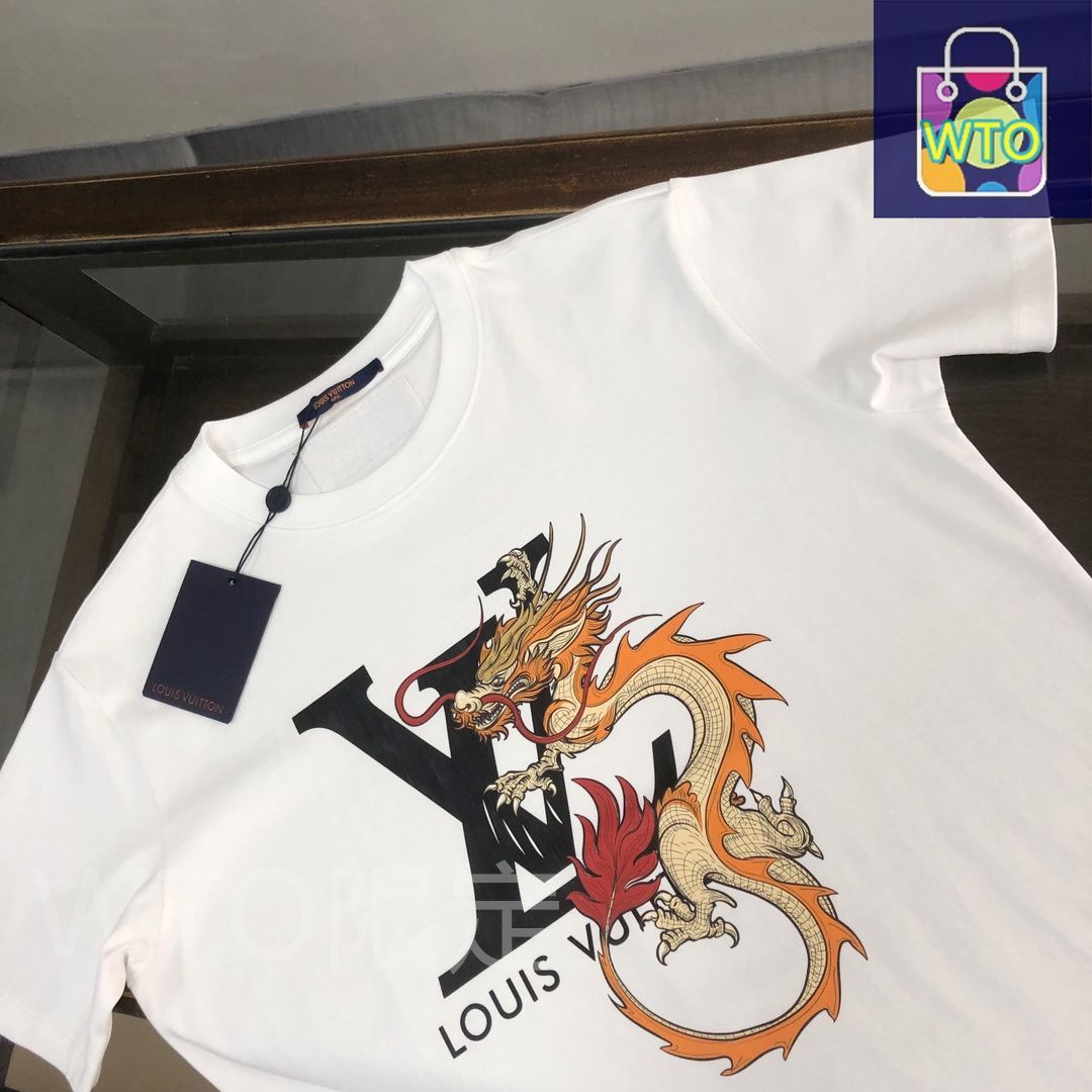 好感度の上がるデザイン☆【Louis Vuitton】Tシャツ louis-vuitton--
