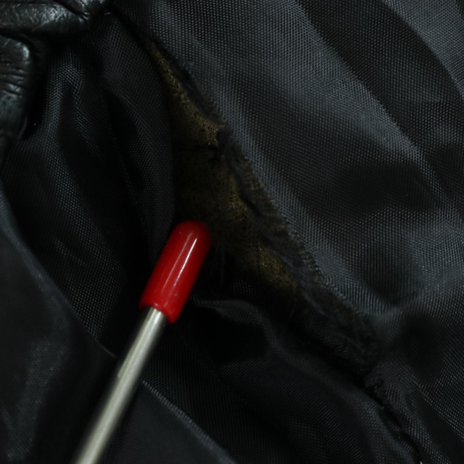 Navarre Leather Company パッチワーク レザージャケット ブラック