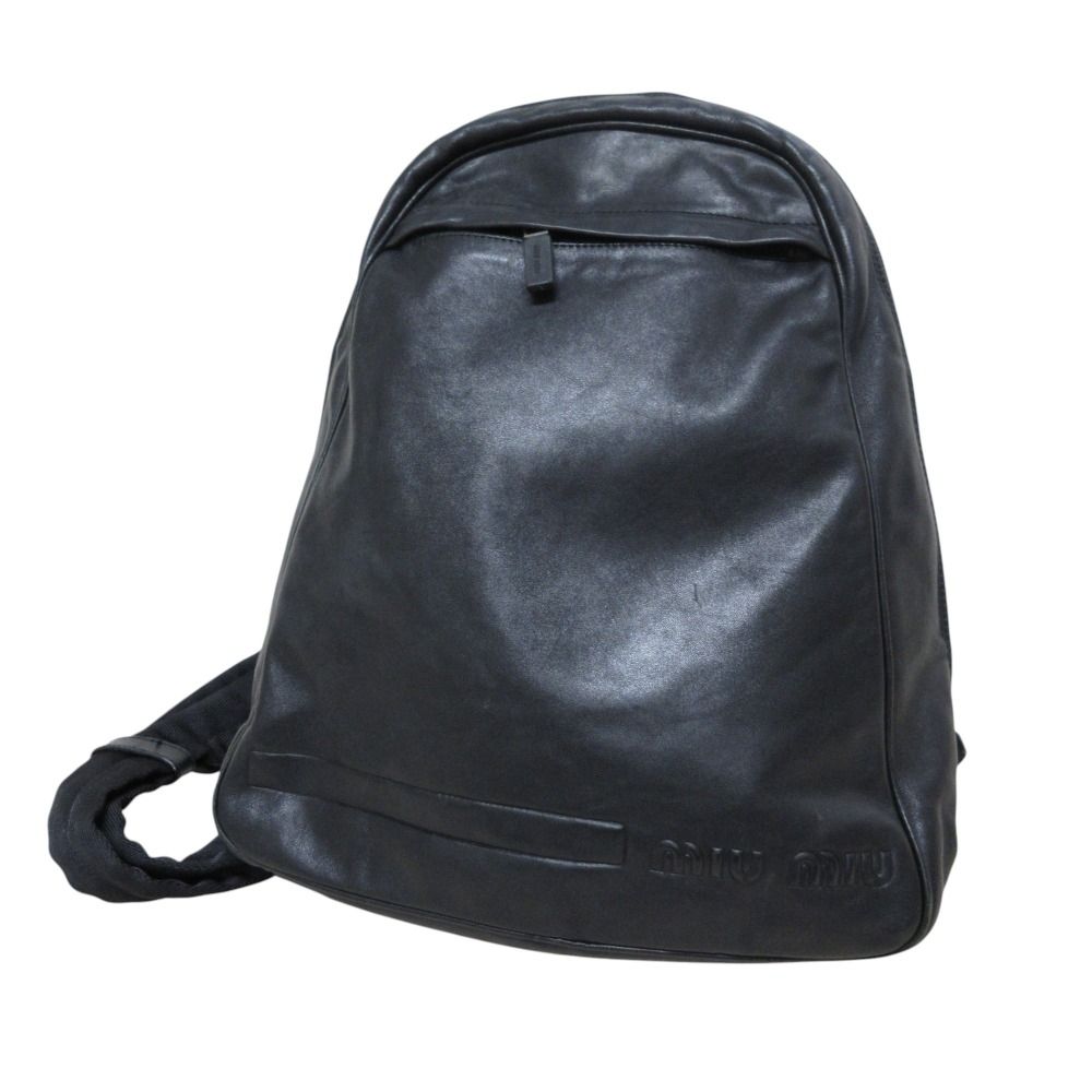 ヴィンテージ miumiu ミュウミュウ レザー ナイロン コンビ