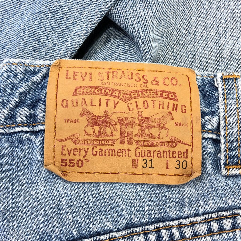 80年代 Levi's リーバイス 550 デニムパンツ ブルー (メンズ W31 L30