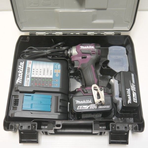 マキタ 充電式インパクトドライバ TD173DGXAP オーセンティックパープル 18V 純正品 コードレス ケース違い makita ≡DT5882