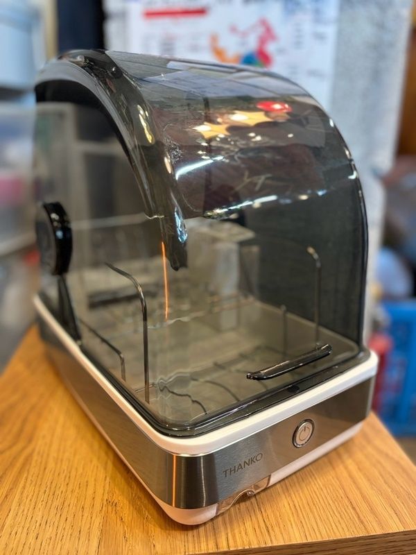 サンコー スリム食器乾燥機 2人分 THANKO S-STD21S UV除菌で安心 シンク横に置ける食器乾燥機Slim 省スペース 急速乾燥 省エネ 静音 ♥品 CA0307-1