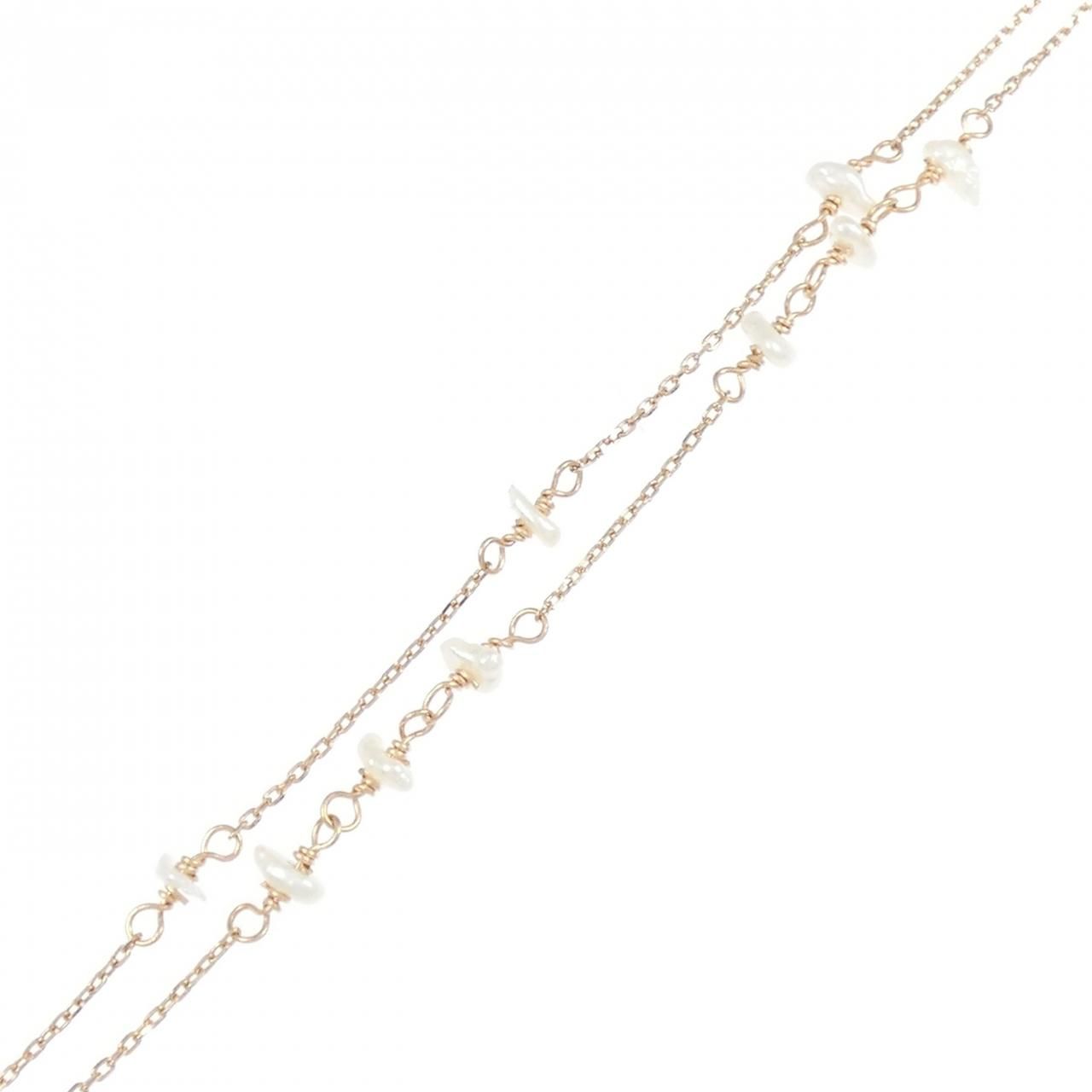 10KYG 10KPG 淡水パール ブレスレット