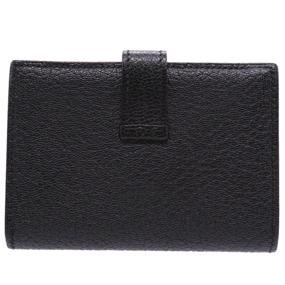 美品 エルメス ベアンミニ シェーブル ブラック シルバー金具 □K刻印