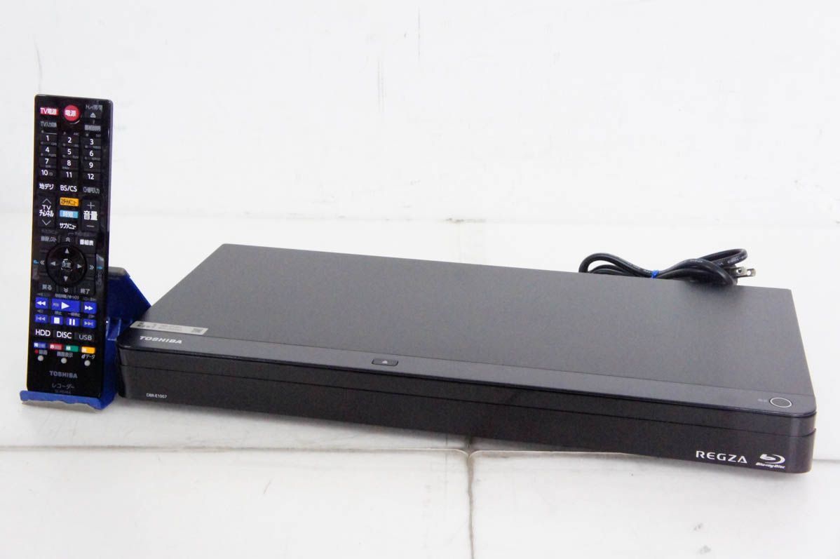 東芝TOSHIBA ブルーレイレコーダー DBR-E1007 HDD1TB シングルチューナー レグザブルーレイ
