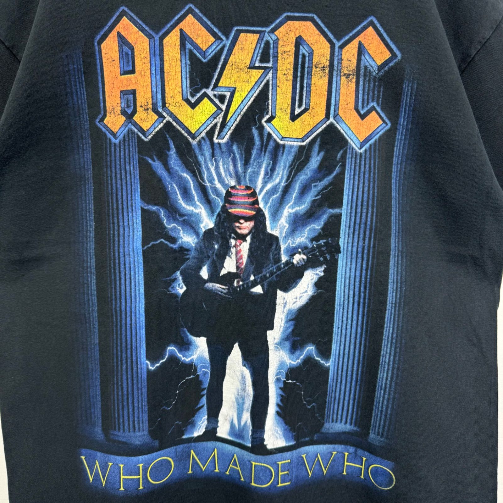 【古着】AC/DC 80s ヴィンテージ復刻Tシャツ Who Made Who 古着】AC/DC 80s ヴィンテージ復刻Tシャツ Who Made Who - メルカリ