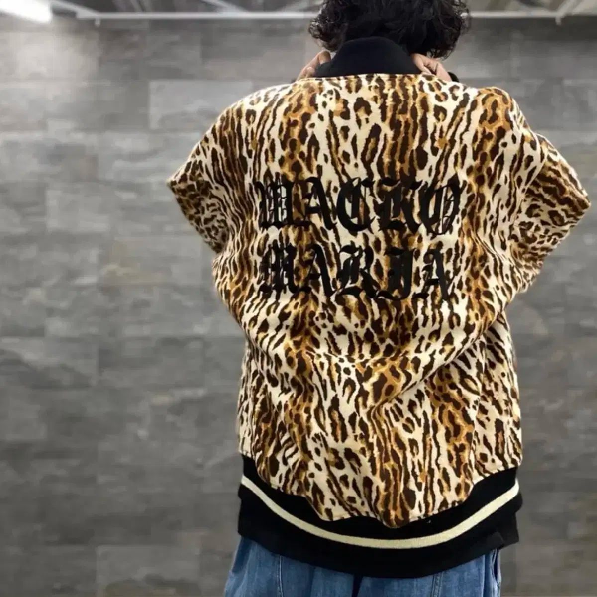 WACKO MARIA ワコマリア レオパード バーシティ