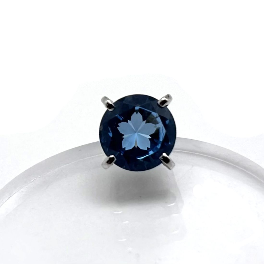 ブルートパーズ ピアス メンズ 一粒 ブルートパーズピアス K18 ブルートパーズ・ピアス・メンズ・一粒・ブルートパーズ