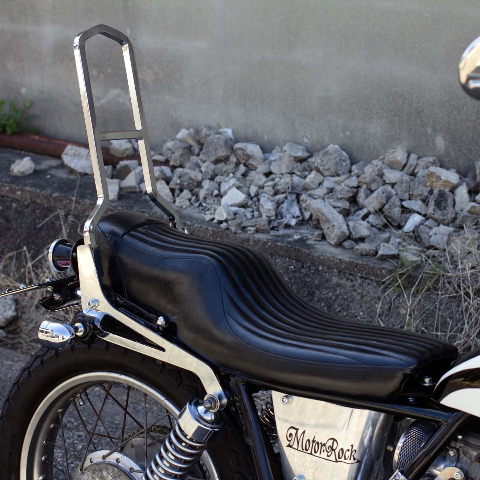 ベーツTTタイプシート ハンドル　ミラー　3点セット Amazon | MOTOR ROCK(モーターロック) SR400/500用 ベーツタイプ