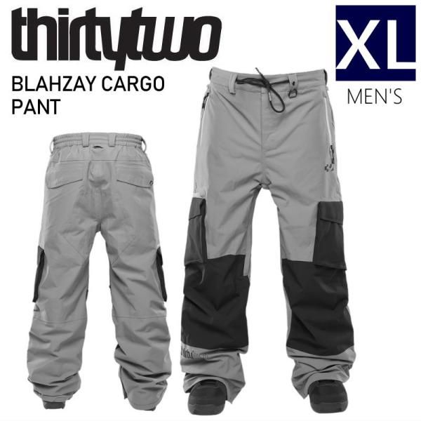 24-25 THIRTYTWO BLAHZAY CARGO PNT CHARCOAL XLサイズ メンズ スノーボード スノボウェア パンツ PANT 型落ち 日本正規品 ◎