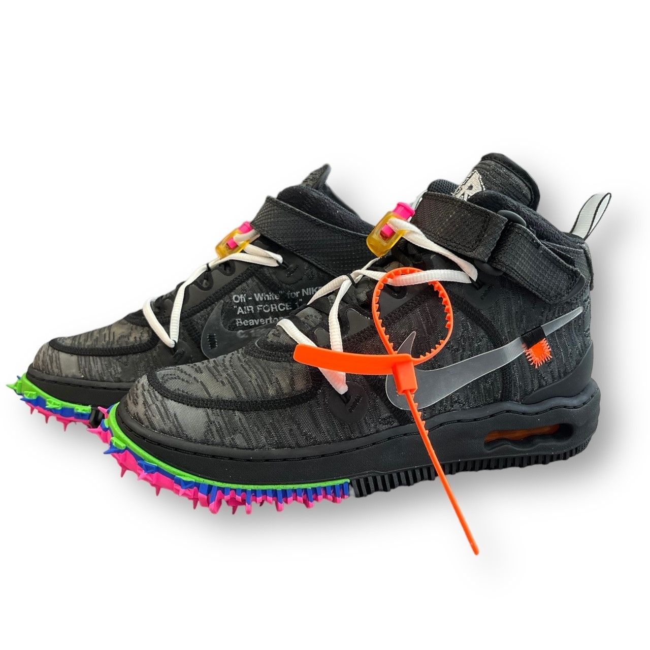 国内正規 未使用 Off-White NIKE 22SS Air Force 1 Mid SP コラボ エア 