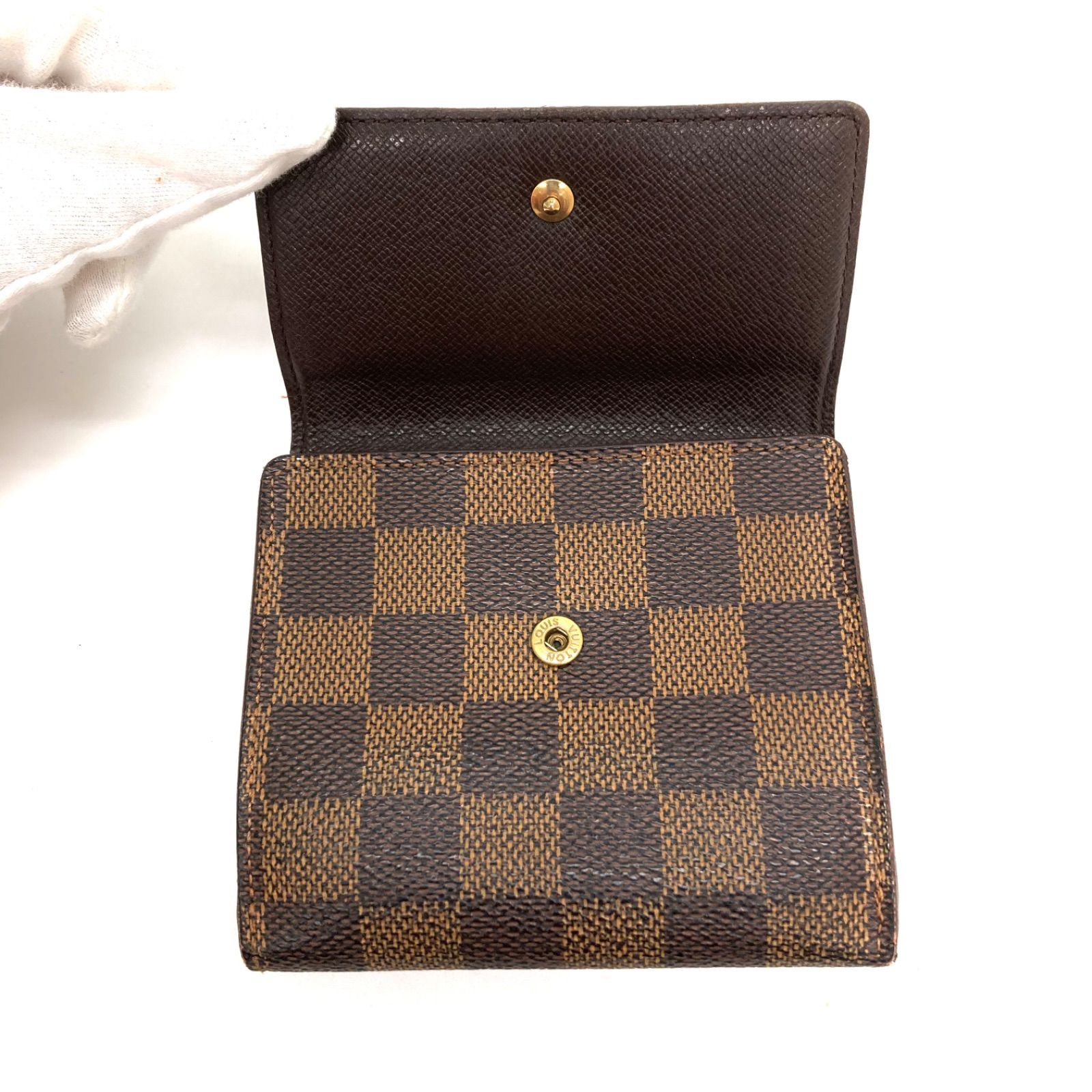 ◇LOUIS VUITTON◇ルイヴィトン ダミエ ポルトモネビエカルトクレティ ...