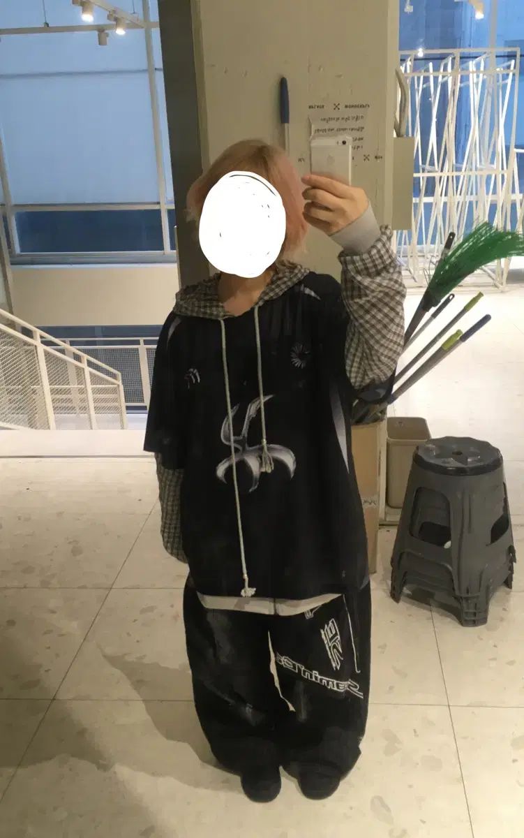 2 決済 ファヒ島 チェック シースルー ジップアップ ベージュ