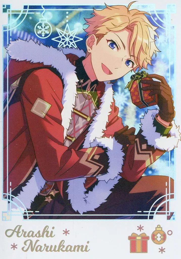 中古】キャラカード 鳴上嵐(サンタ服) 「あんさんぶるスターズ!! 冬日