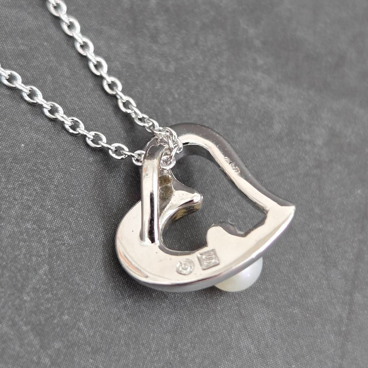 TASAKI 田崎真珠 パール ネックレス S刻印 一粒 ハート ケース TASAKI 田崎真珠 パール ネックレス S刻印 一粒 ハート ケース