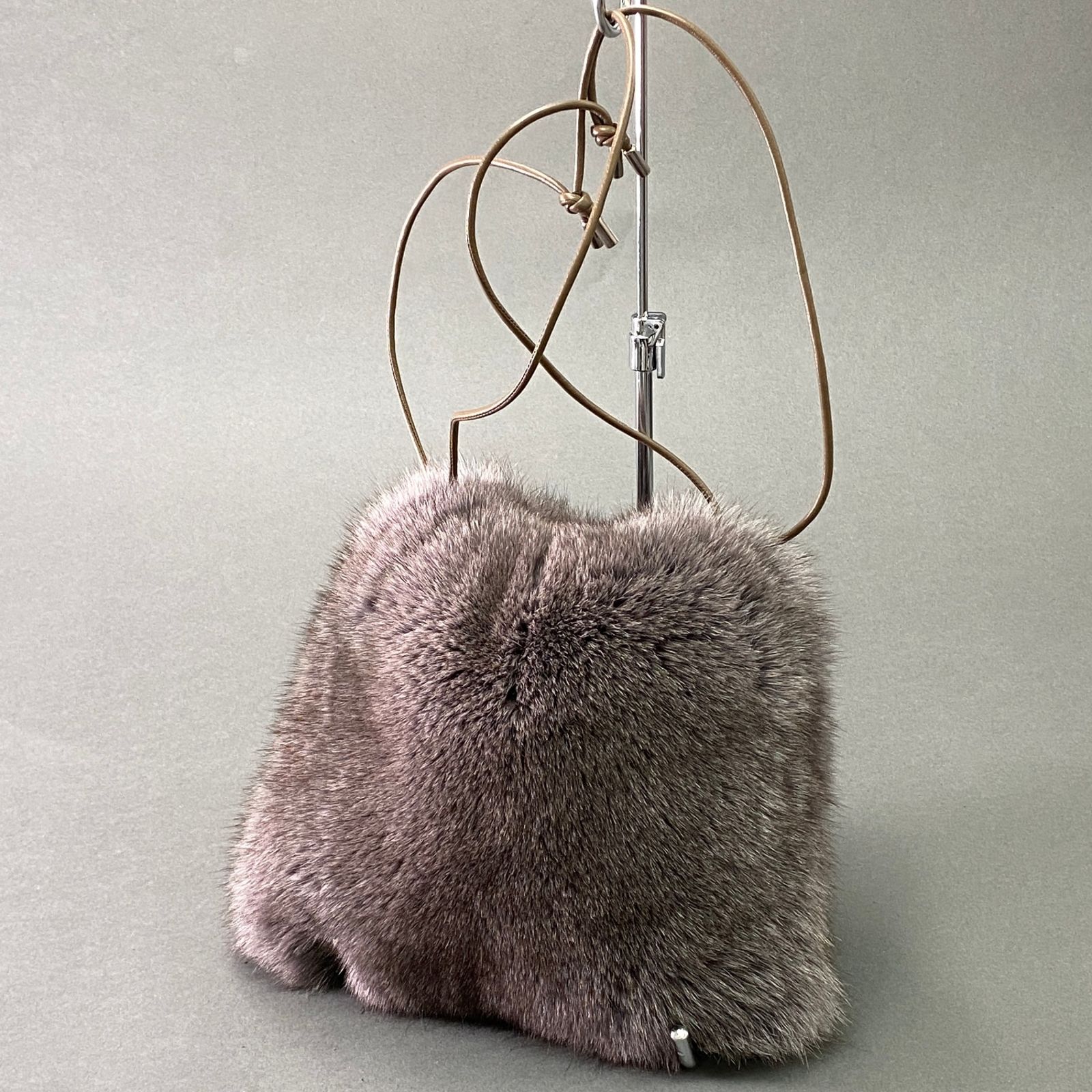 激美品❗️ラドロー フォックスファー ショルダーバッグ 肩掛け グリーン 激美品❗️ラドロー フォックスファー ショルダーバッグ 肩掛け