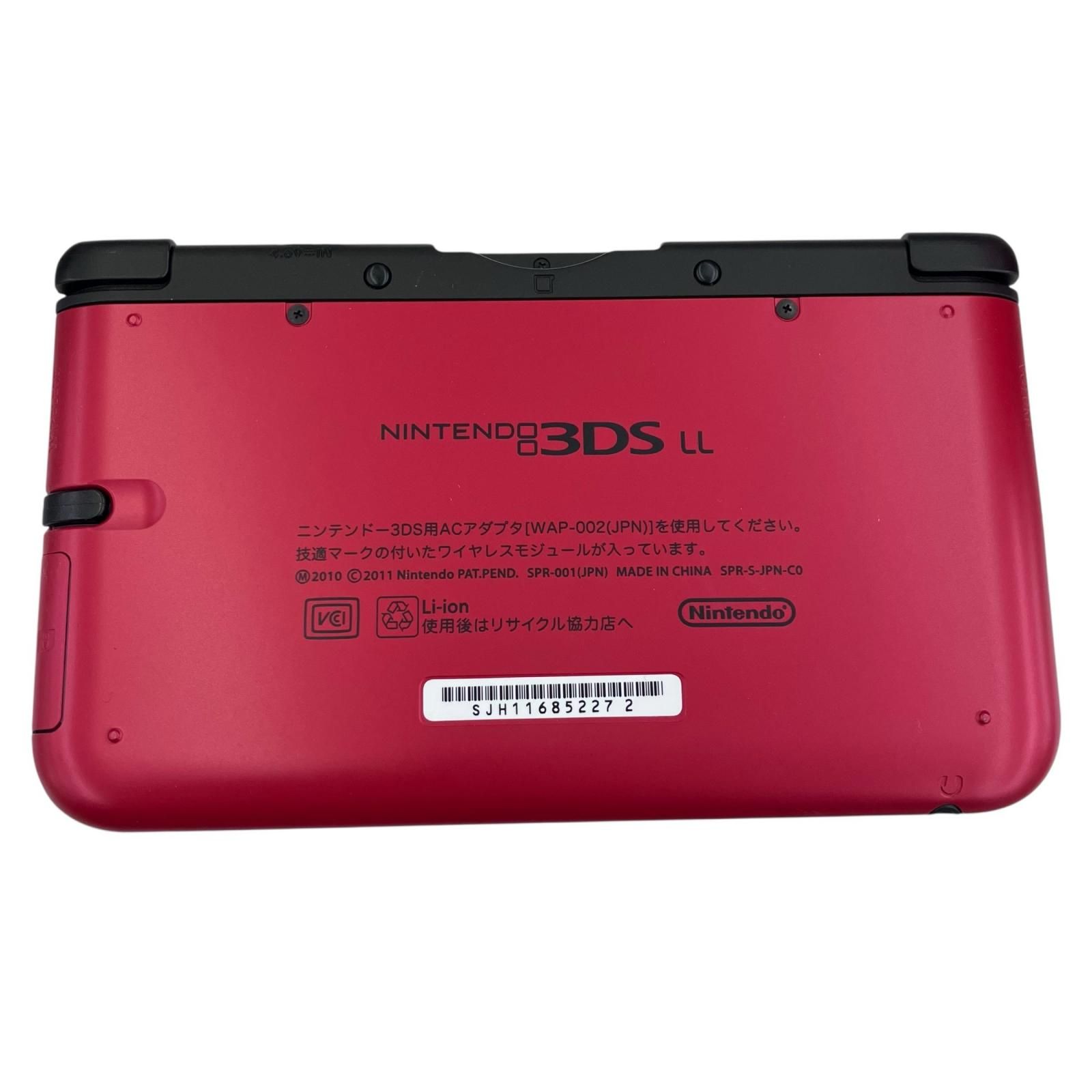 186000 現状品 Nintendo 任天堂 ニンテンドウ ニンテンドー3DS LL SPR-001 レッド