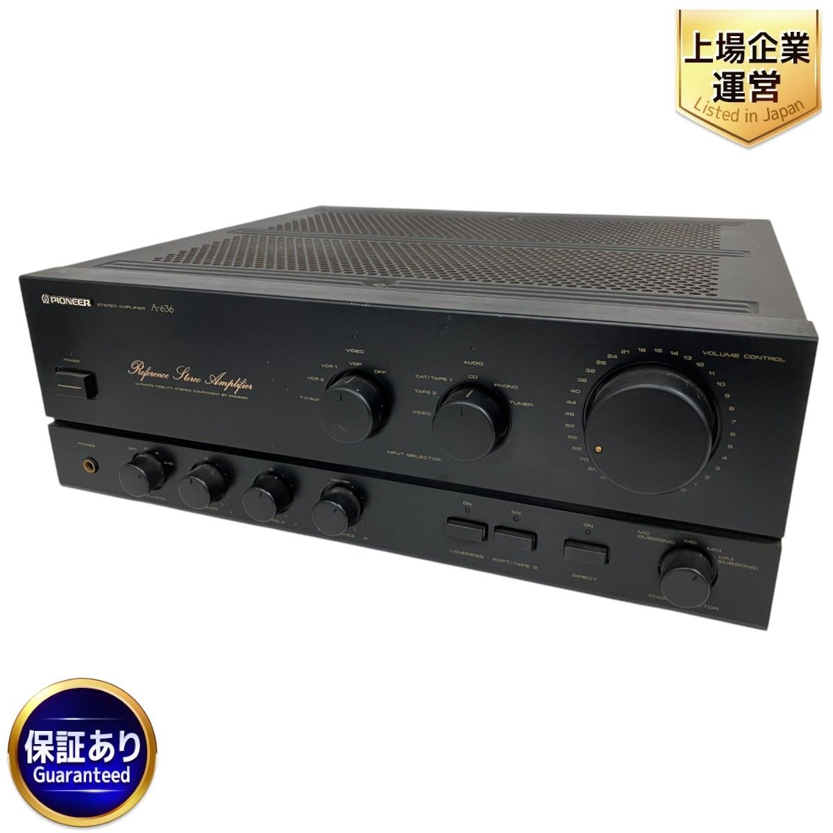 PIONEER パイオニア A-636ステレオプリメインアンプ Pioneer A-636の仕様 パイオニア