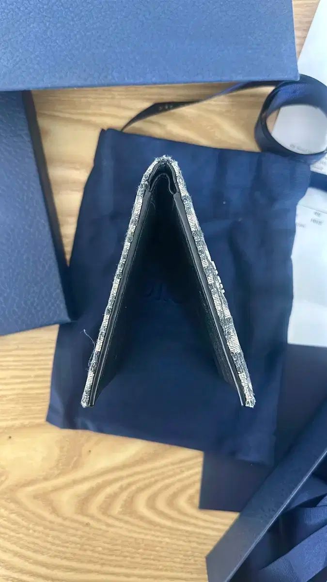 正規品 Dior(ディオール) オブリーク 二つ折り財布 コンパクト