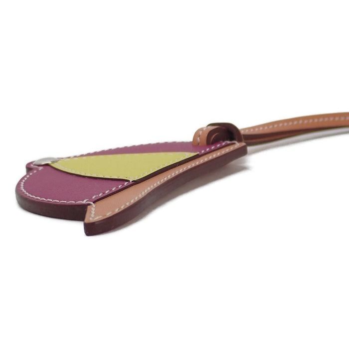 HERMES】パドック・ボンブ チャーム パープル×テールキュイット×ライム  