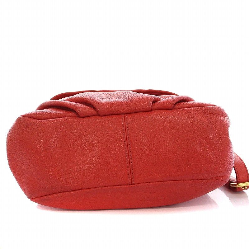 【美品】MARC JACOBS ショルダーバッグ　ハンドバッグ 2way 赤 マークバイマークジェイコブス MARC by MARC JACOBS