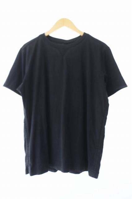タカヒロミヤシタザソロイスト TAKAHIRO MIYASHITA The Soloist. 17SS クルーネック 無地 半袖 Tシャツ  46 黒 ブラック ブランド古着ベクトル 中古  241111 