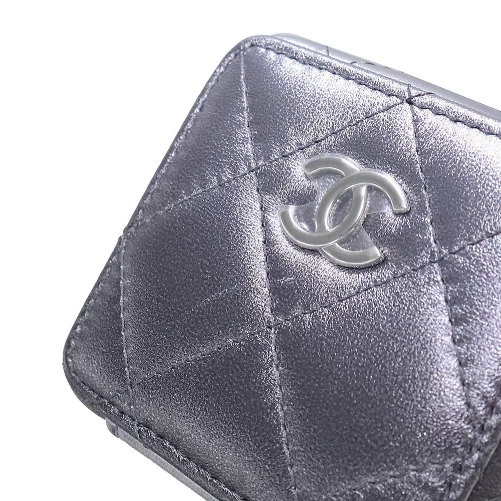 シャネル ココマーク マトラッセ パンクキューブ チェーン ミニ  