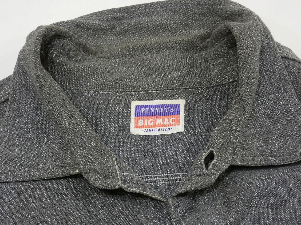 50's BIG MAC ブラックシャンブレーシャツ “DEADSTOCK” BIG MAC