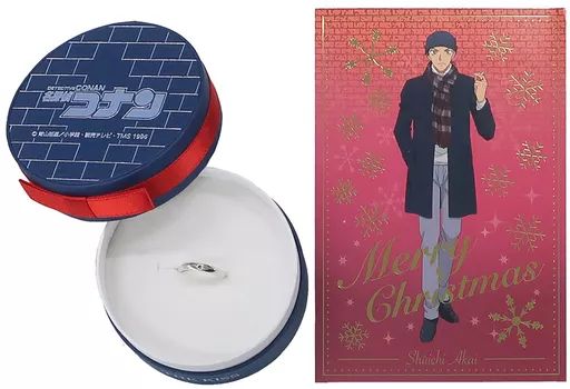 【】銀製品・指輪・アクセサリー(キャラクター) 赤井秀一モデル シルバーリング(クリスマスカード付き) 13号 「名探偵コナン×THE KISS」
