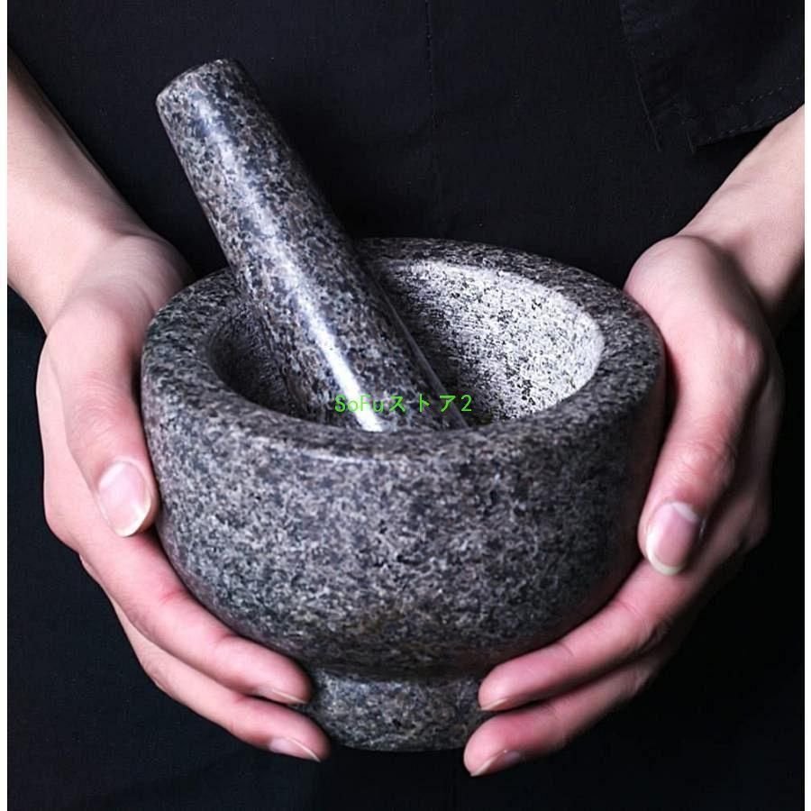 Amazon.co.jp: 石臼 花崗岩 乳鉢 石うす すり鉢 にんにくつぶし