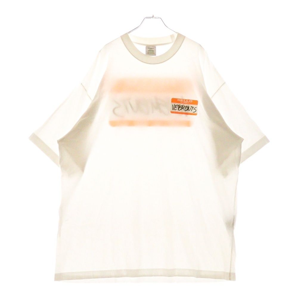 VETEMENTS (ヴェトモン) 21AW Hello My name is VETEMENTS T VETEMENTS (ヴェトモン) 21AW Hello My name is VETEMENTS T
