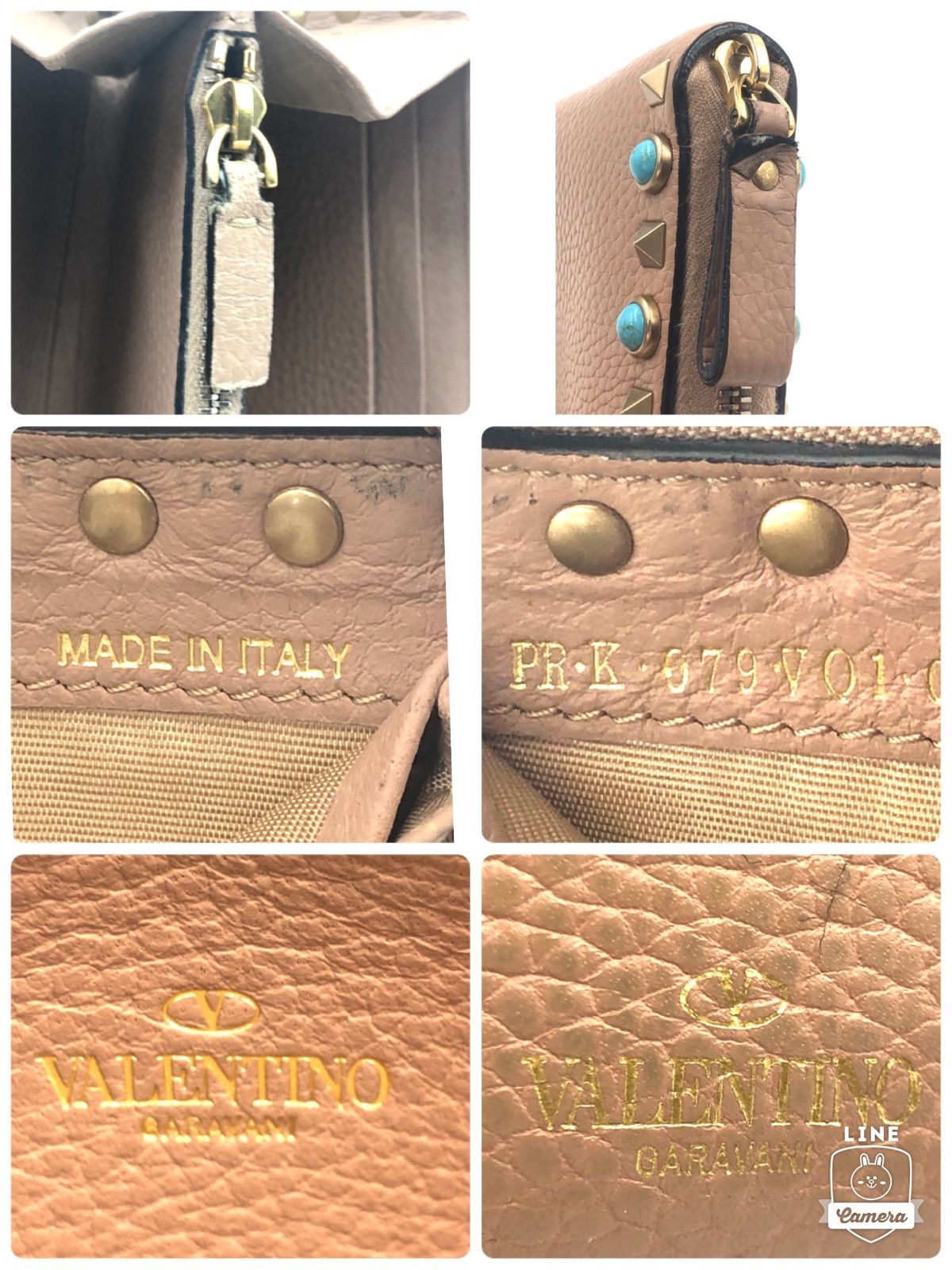 美品☆VALENTINO GARAVANI☆ITALY製☆レザーウエストバッグ 振り絞っ