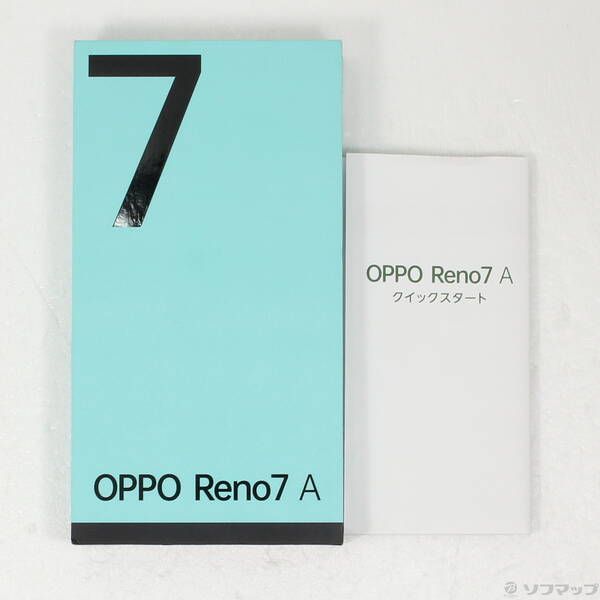 中古品〕 OPPO Reno7 A 128GB スターリーブラック A201OP Y