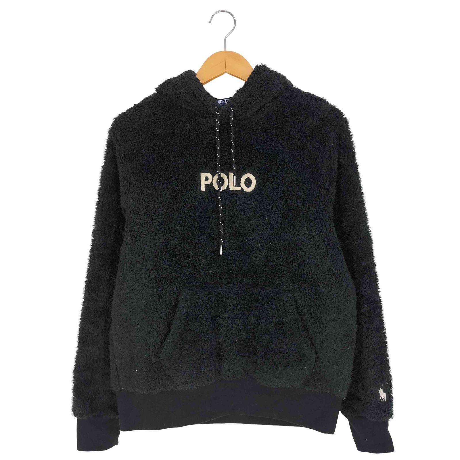 ポロバイラルフローレン Polo by RALPH LAUREN ポニー ロゴ刺繍 ボア 