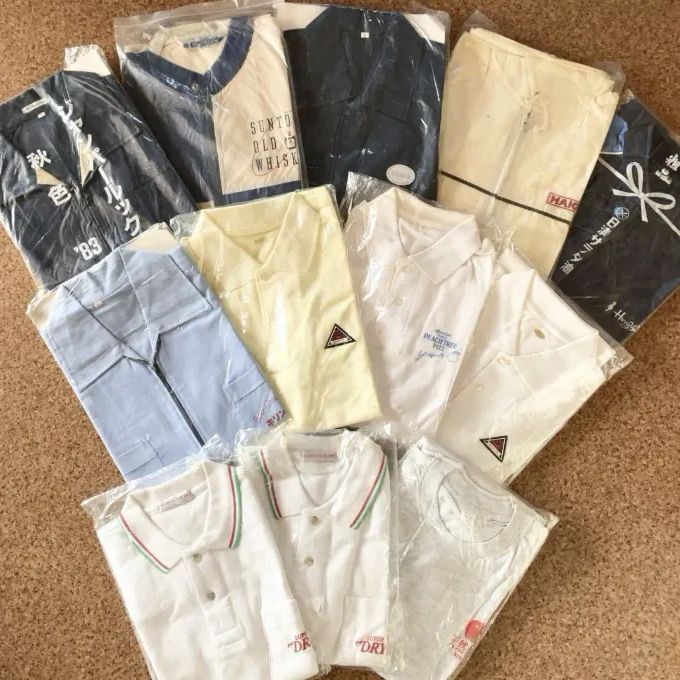 ジャンク品 企業 シャツ ポロシャツ Tシャツ ブルゾン ジャンパー 高島屋 サントリー アサヒ 日清サラダ油 キリン