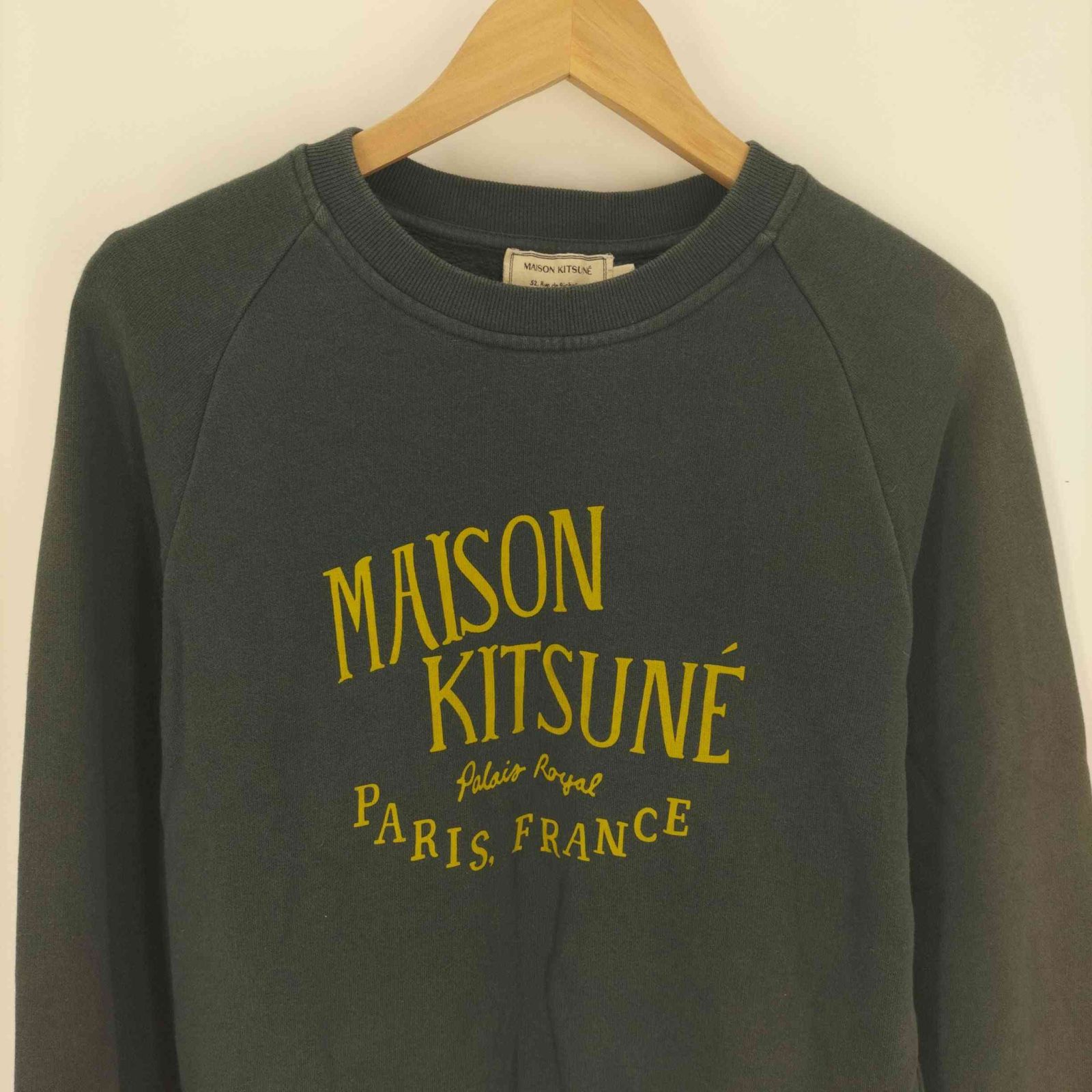 メゾンキツネ maison kitsune フロント プリント プルオーバー