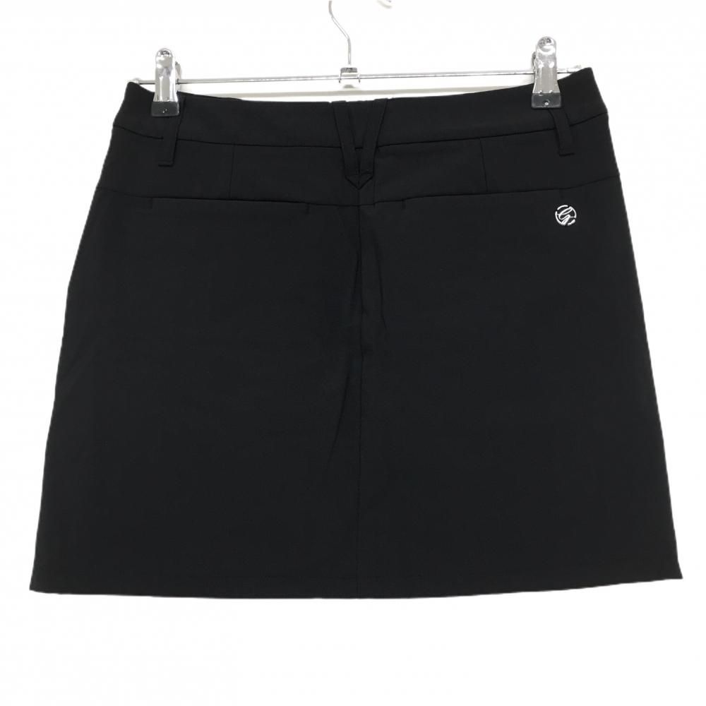 DESCENTE - 【超美品】デサントゴルフ スカート 黒×ライトグレー 裏微起毛 ストレッチ 中田英寿 レディース 64/M ゴルフウェア DESCENTE 超美品】デサントゴルフ スカート 黒×ライトグレー 裏微起毛