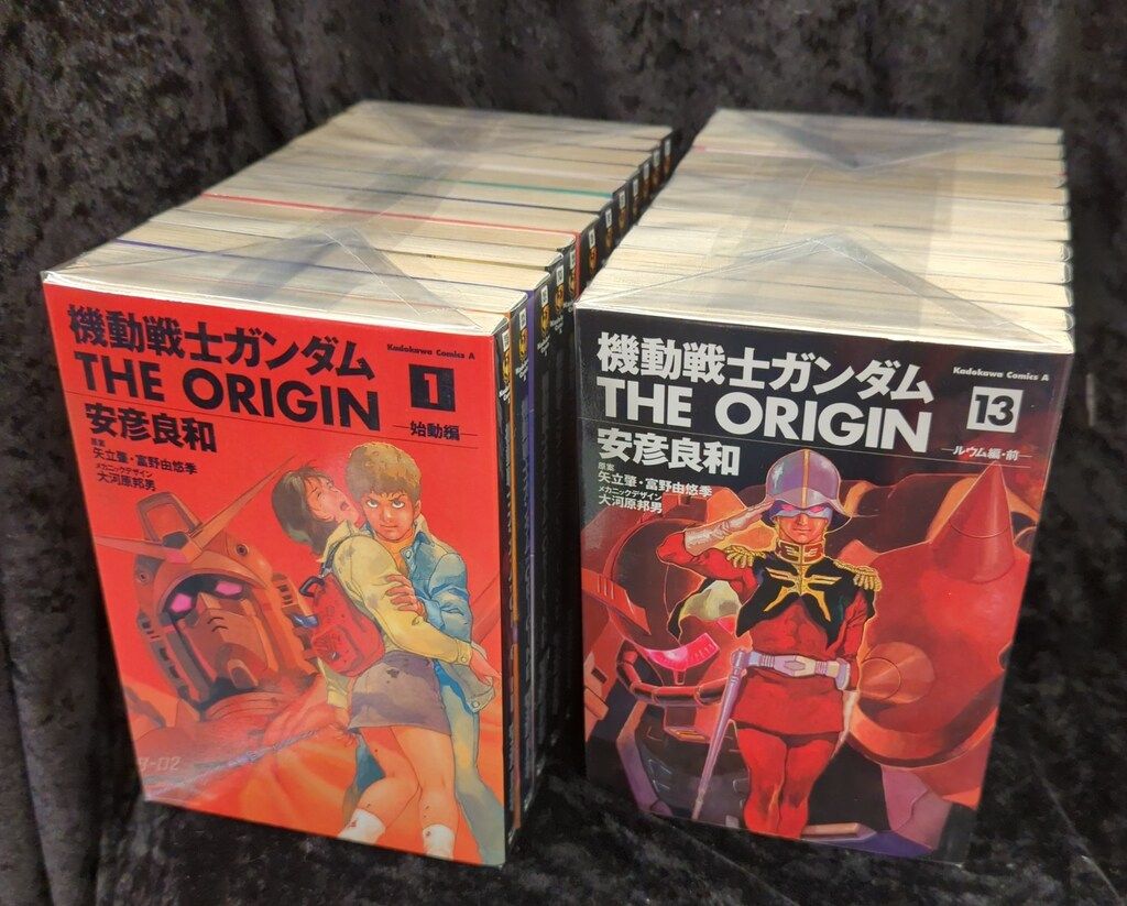 角川書店 カドカワコミックスA 安彦良和 機動戦士ガンダムTHE ORIGIN 全24巻 セット