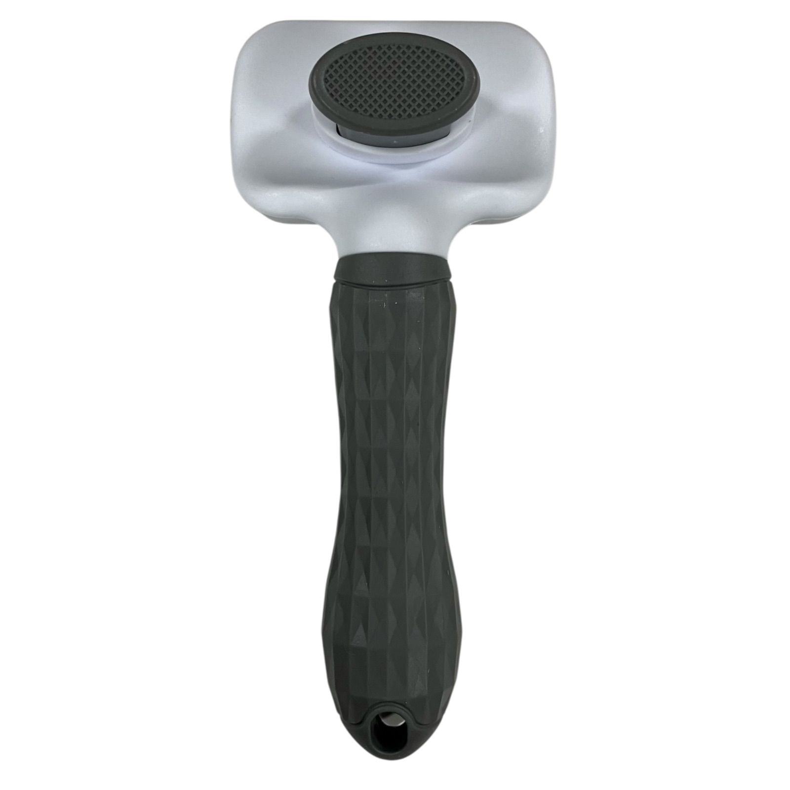 MY84 猫用ブラシ CUSTIC ヒーリングブラシ グレー 長毛種向け