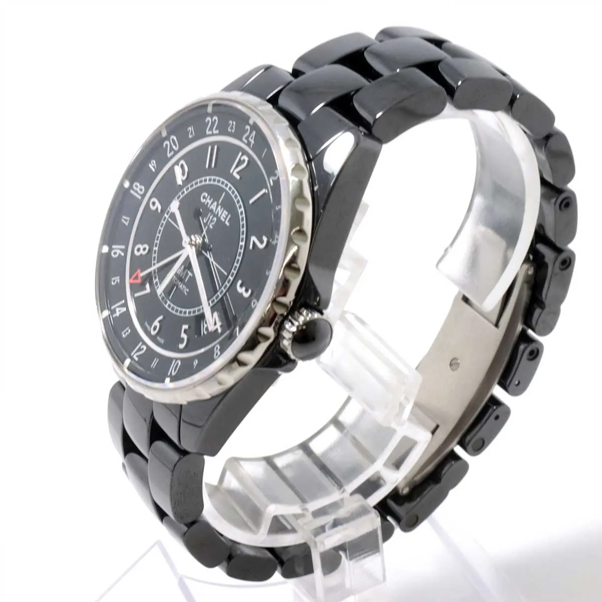 シャネル CHANEL J12 H3102 GMT 38mm メンズ 腕時計 デイト ブラック